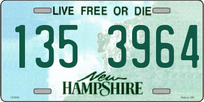 NH license plate 1353964
