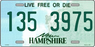 NH license plate 1353975