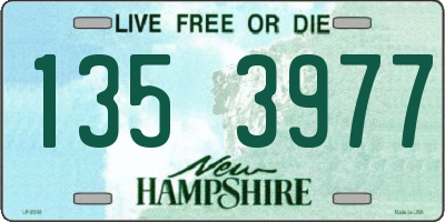 NH license plate 1353977
