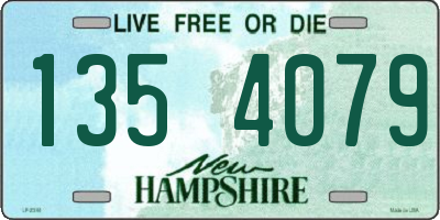 NH license plate 1354079