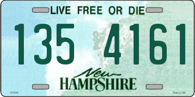 NH license plate 1354161