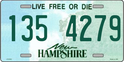 NH license plate 1354279