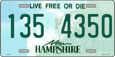 NH license plate 1354350