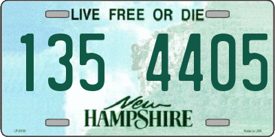 NH license plate 1354405
