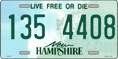 NH license plate 1354408