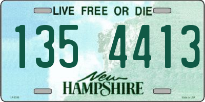 NH license plate 1354413