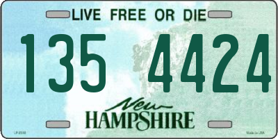 NH license plate 1354424