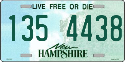 NH license plate 1354438