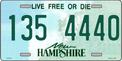 NH license plate 1354440
