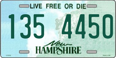 NH license plate 1354450