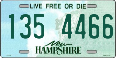 NH license plate 1354466
