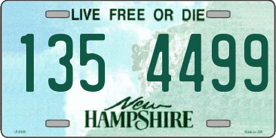 NH license plate 1354499