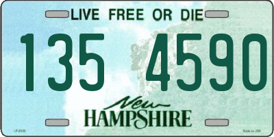 NH license plate 1354590