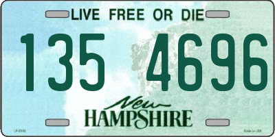 NH license plate 1354696