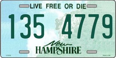 NH license plate 1354779