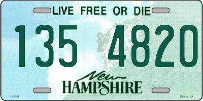 NH license plate 1354820