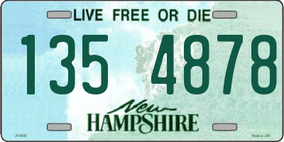 NH license plate 1354878