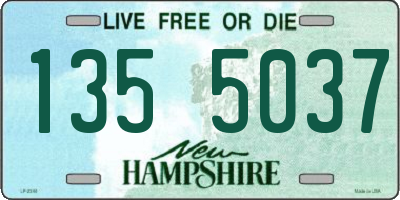 NH license plate 1355037