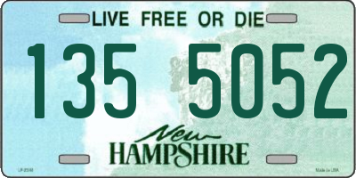 NH license plate 1355052