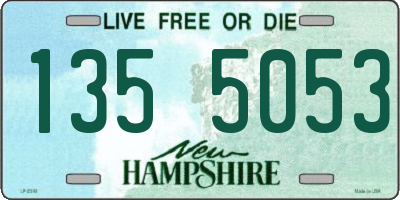NH license plate 1355053