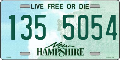 NH license plate 1355054
