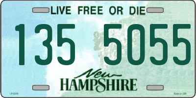 NH license plate 1355055