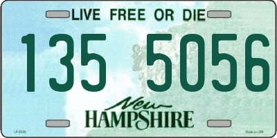 NH license plate 1355056