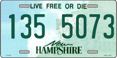 NH license plate 1355073