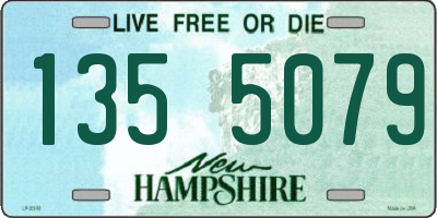 NH license plate 1355079