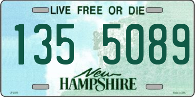 NH license plate 1355089