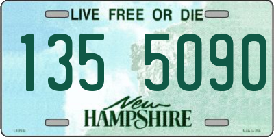 NH license plate 1355090