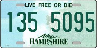 NH license plate 1355095