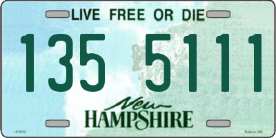 NH license plate 1355111
