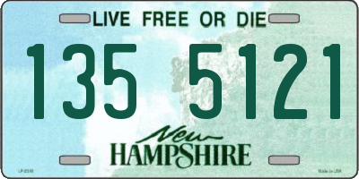 NH license plate 1355121