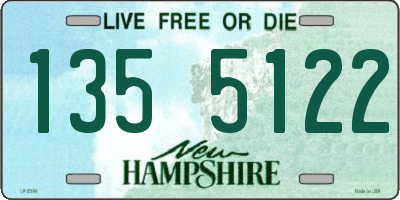 NH license plate 1355122