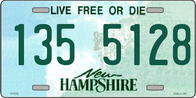 NH license plate 1355128
