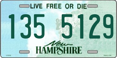 NH license plate 1355129