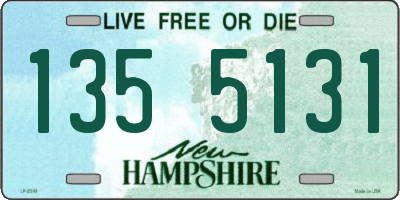 NH license plate 1355131