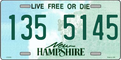 NH license plate 1355145