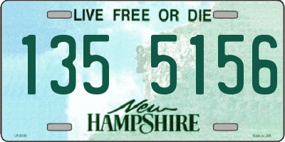 NH license plate 1355156