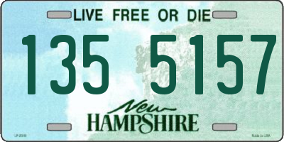 NH license plate 1355157