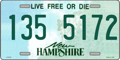 NH license plate 1355172