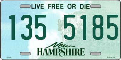 NH license plate 1355185