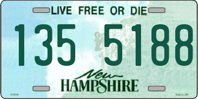 NH license plate 1355188