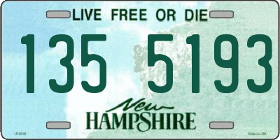 NH license plate 1355193