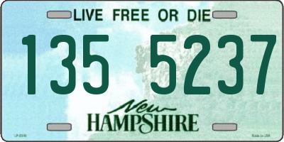 NH license plate 1355237