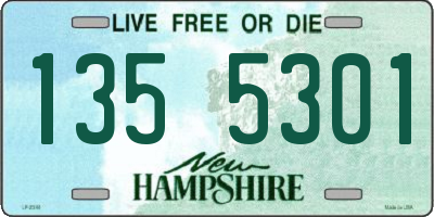 NH license plate 1355301