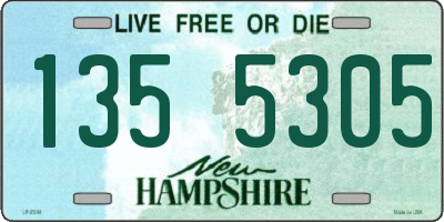NH license plate 1355305