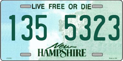 NH license plate 1355323