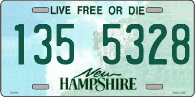 NH license plate 1355328